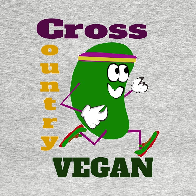 Cross Country Vegan Runner by PoetandChef